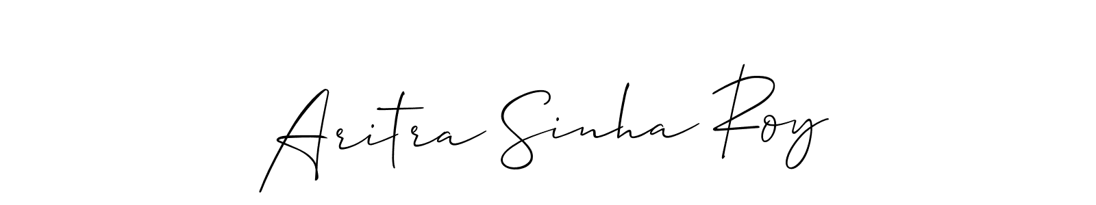 if you are searching for the best signature style for your name Aritra Sinha Roy. so please give up your signature search. here we have designed multiple signature styles  using Allison_Script. Aritra Sinha Roy signature style 2 images and pictures png