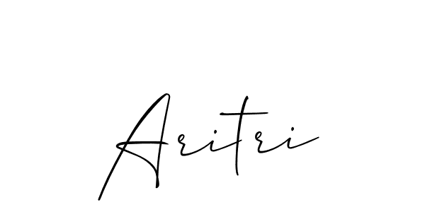 Create a beautiful signature design for name Aritri. With this signature (Allison_Script) fonts, you can make a handwritten signature for free. Aritri signature style 2 images and pictures png