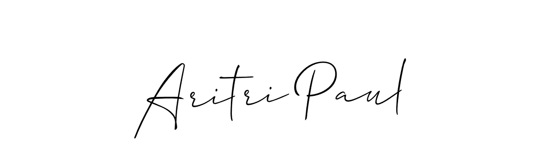 Design your own signature with our free online signature maker. With this signature software, you can create a handwritten (Allison_Script) signature for name Aritri Paul. Aritri Paul signature style 2 images and pictures png