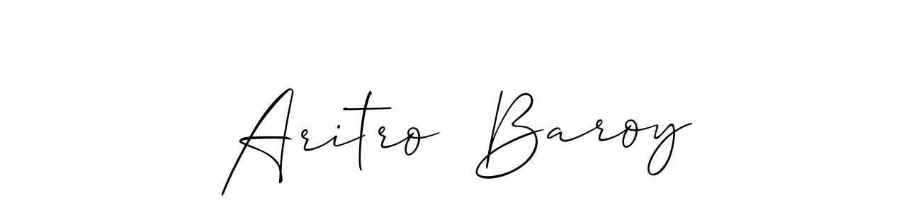 Best and Professional Signature Style for Aritro  Baroy. Allison_Script Best Signature Style Collection. Aritro  Baroy signature style 2 images and pictures png