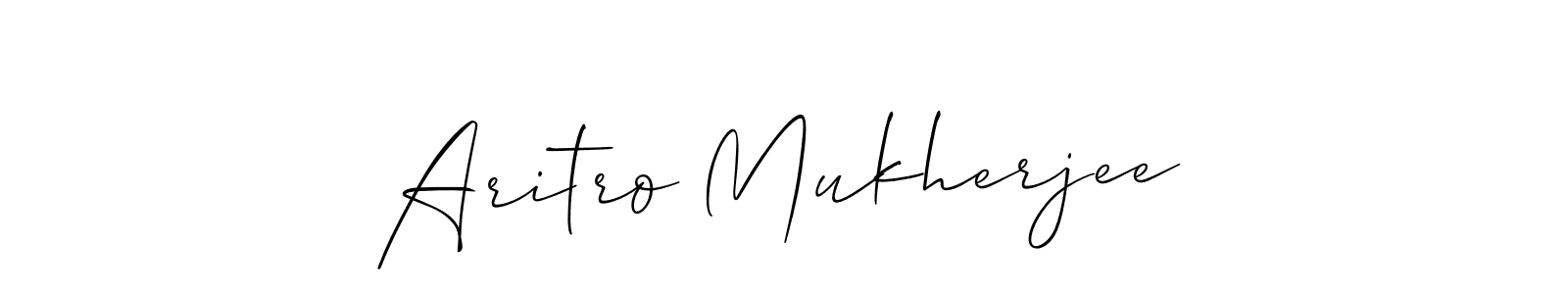 Similarly Allison_Script is the best handwritten signature design. Signature creator online .You can use it as an online autograph creator for name Aritro Mukherjee. Aritro Mukherjee signature style 2 images and pictures png