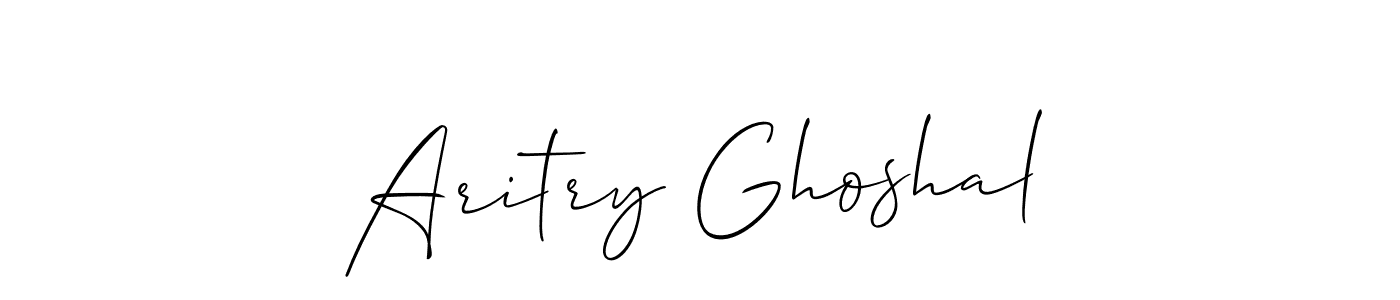 It looks lik you need a new signature style for name Aritry Ghoshal. Design unique handwritten (Allison_Script) signature with our free signature maker in just a few clicks. Aritry Ghoshal signature style 2 images and pictures png