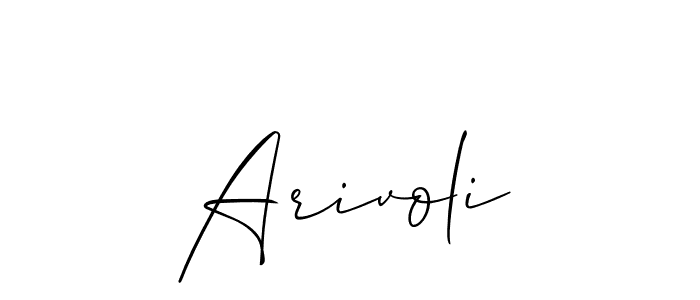 How to make Arivoli name signature. Use Allison_Script style for creating short signs online. This is the latest handwritten sign. Arivoli signature style 2 images and pictures png