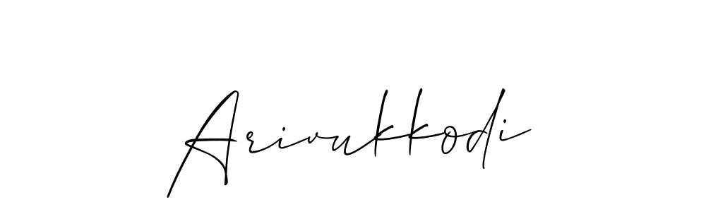 You can use this online signature creator to create a handwritten signature for the name Arivukkodi. This is the best online autograph maker. Arivukkodi signature style 2 images and pictures png