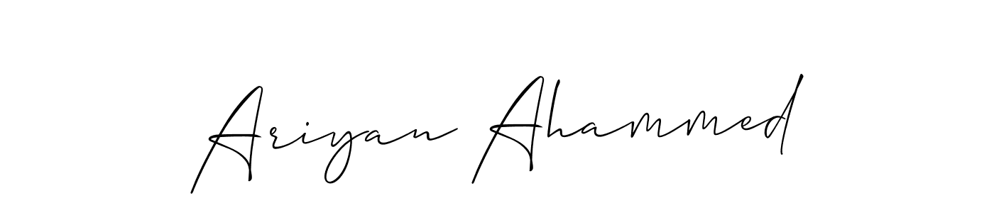 Once you've used our free online signature maker to create your best signature Allison_Script style, it's time to enjoy all of the benefits that Ariyan Ahammed name signing documents. Ariyan Ahammed signature style 2 images and pictures png