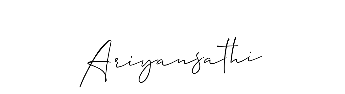 You can use this online signature creator to create a handwritten signature for the name Ariyansathi. This is the best online autograph maker. Ariyansathi signature style 2 images and pictures png