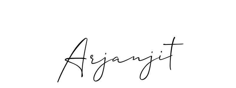 Best and Professional Signature Style for Arjanjit. Allison_Script Best Signature Style Collection. Arjanjit signature style 2 images and pictures png