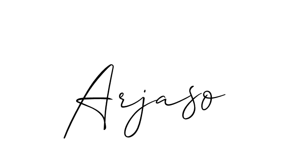 Create a beautiful signature design for name Arjaso. With this signature (Allison_Script) fonts, you can make a handwritten signature for free. Arjaso signature style 2 images and pictures png