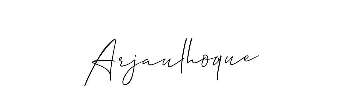 Best and Professional Signature Style for Arjaulhoque. Allison_Script Best Signature Style Collection. Arjaulhoque signature style 2 images and pictures png