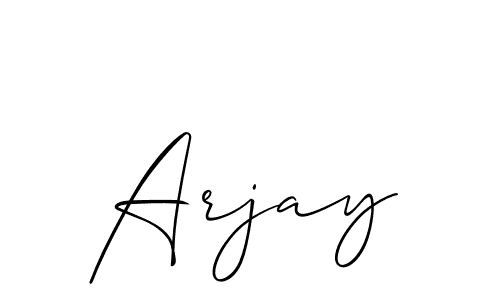 if you are searching for the best signature style for your name Arjay. so please give up your signature search. here we have designed multiple signature styles  using Allison_Script. Arjay signature style 2 images and pictures png