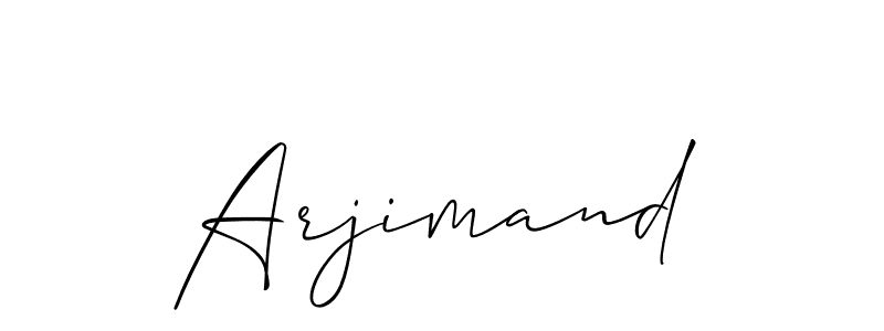 Also You can easily find your signature by using the search form. We will create Arjimand name handwritten signature images for you free of cost using Allison_Script sign style. Arjimand signature style 2 images and pictures png