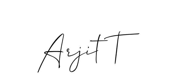 Here are the top 10 professional signature styles for the name Arjit T. These are the best autograph styles you can use for your name. Arjit T signature style 2 images and pictures png