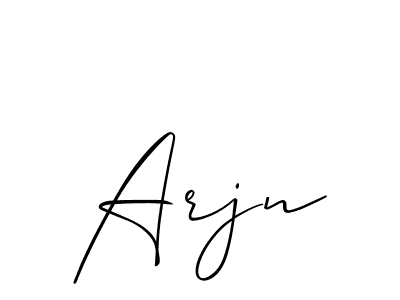 Make a short Arjn signature style. Manage your documents anywhere anytime using Allison_Script. Create and add eSignatures, submit forms, share and send files easily. Arjn signature style 2 images and pictures png