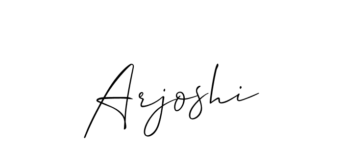 Check out images of Autograph of Arjoshi name. Actor Arjoshi Signature Style. Allison_Script is a professional sign style online. Arjoshi signature style 2 images and pictures png