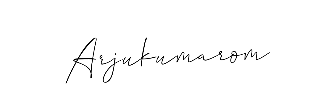 Also You can easily find your signature by using the search form. We will create Arjukumarom name handwritten signature images for you free of cost using Allison_Script sign style. Arjukumarom signature style 2 images and pictures png