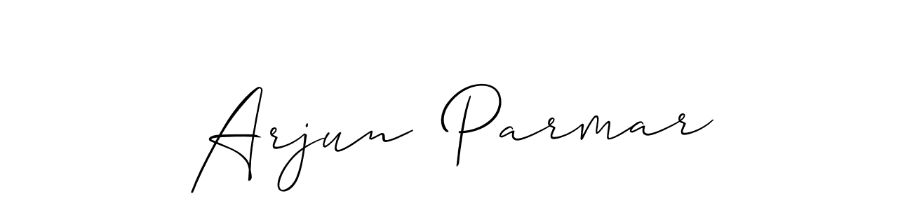 Similarly Allison_Script is the best handwritten signature design. Signature creator online .You can use it as an online autograph creator for name Arjun  Parmar. Arjun  Parmar signature style 2 images and pictures png