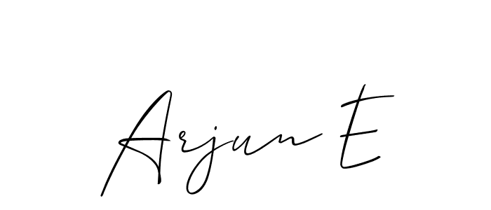 Here are the top 10 professional signature styles for the name Arjun E. These are the best autograph styles you can use for your name. Arjun E signature style 2 images and pictures png