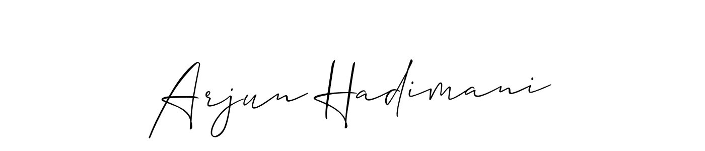 Make a beautiful signature design for name Arjun Hadimani. Use this online signature maker to create a handwritten signature for free. Arjun Hadimani signature style 2 images and pictures png