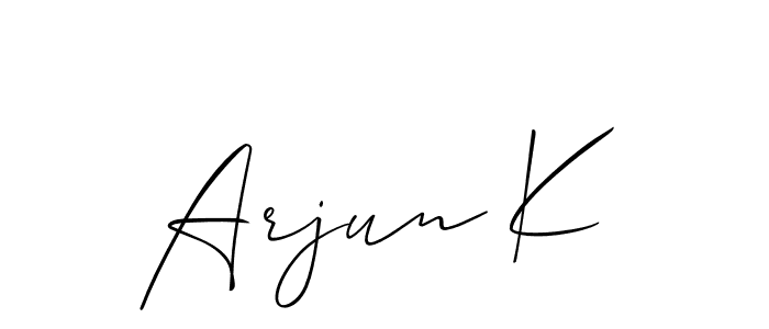 Check out images of Autograph of Arjun K name. Actor Arjun K Signature Style. Allison_Script is a professional sign style online. Arjun K signature style 2 images and pictures png