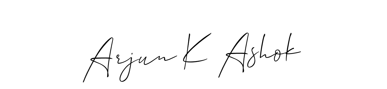 Here are the top 10 professional signature styles for the name Arjun K Ashok. These are the best autograph styles you can use for your name. Arjun K Ashok signature style 2 images and pictures png