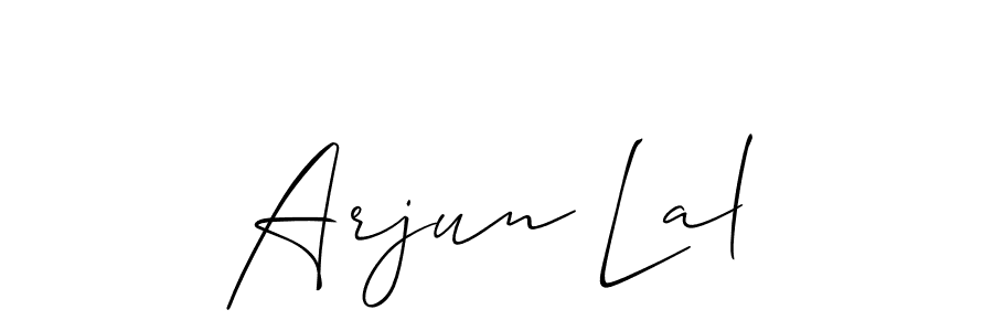How to make Arjun Lal signature? Allison_Script is a professional autograph style. Create handwritten signature for Arjun Lal name. Arjun Lal signature style 2 images and pictures png