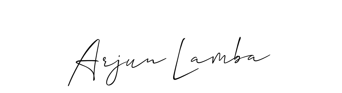 Once you've used our free online signature maker to create your best signature Allison_Script style, it's time to enjoy all of the benefits that Arjun Lamba name signing documents. Arjun Lamba signature style 2 images and pictures png