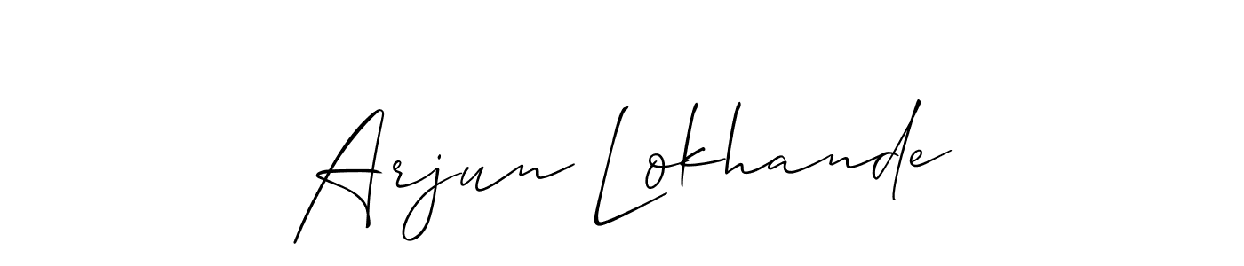You can use this online signature creator to create a handwritten signature for the name Arjun Lokhande. This is the best online autograph maker. Arjun Lokhande signature style 2 images and pictures png