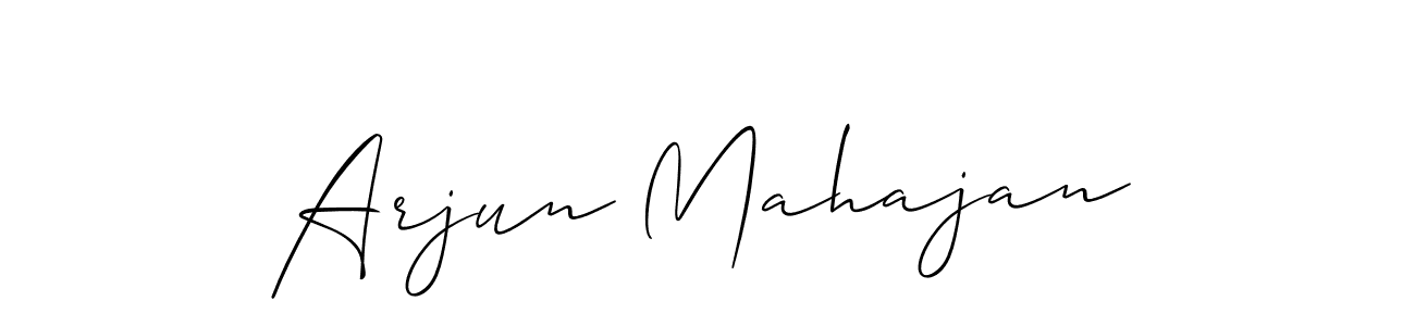 Best and Professional Signature Style for Arjun Mahajan. Allison_Script Best Signature Style Collection. Arjun Mahajan signature style 2 images and pictures png