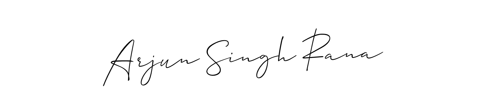 Design your own signature with our free online signature maker. With this signature software, you can create a handwritten (Allison_Script) signature for name Arjun Singh Rana. Arjun Singh Rana signature style 2 images and pictures png