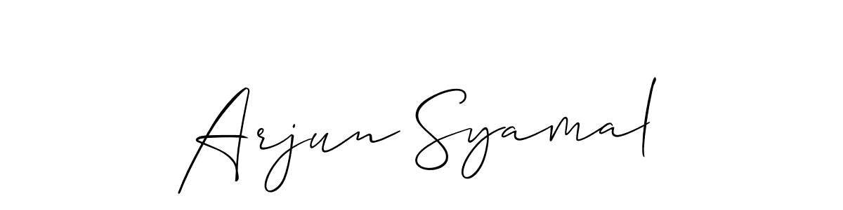 You can use this online signature creator to create a handwritten signature for the name Arjun Syamal. This is the best online autograph maker. Arjun Syamal signature style 2 images and pictures png