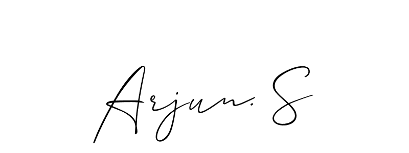 Make a beautiful signature design for name Arjun. S. Use this online signature maker to create a handwritten signature for free. Arjun. S signature style 2 images and pictures png