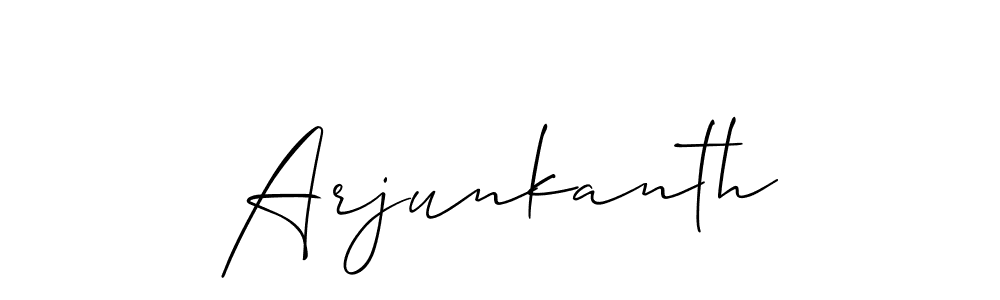 Also You can easily find your signature by using the search form. We will create Arjunkanth name handwritten signature images for you free of cost using Allison_Script sign style. Arjunkanth signature style 2 images and pictures png