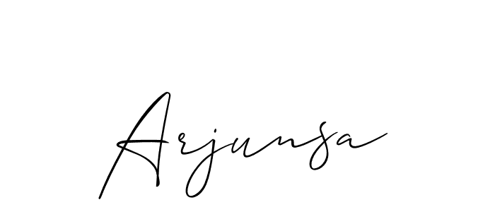 Once you've used our free online signature maker to create your best signature Allison_Script style, it's time to enjoy all of the benefits that Arjunsa name signing documents. Arjunsa signature style 2 images and pictures png