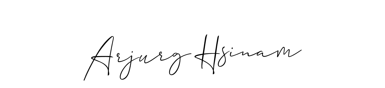 Also You can easily find your signature by using the search form. We will create Arjurg Hsinam name handwritten signature images for you free of cost using Allison_Script sign style. Arjurg Hsinam signature style 2 images and pictures png