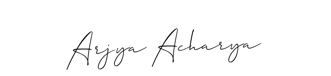 Best and Professional Signature Style for Arjya Acharya. Allison_Script Best Signature Style Collection. Arjya Acharya signature style 2 images and pictures png