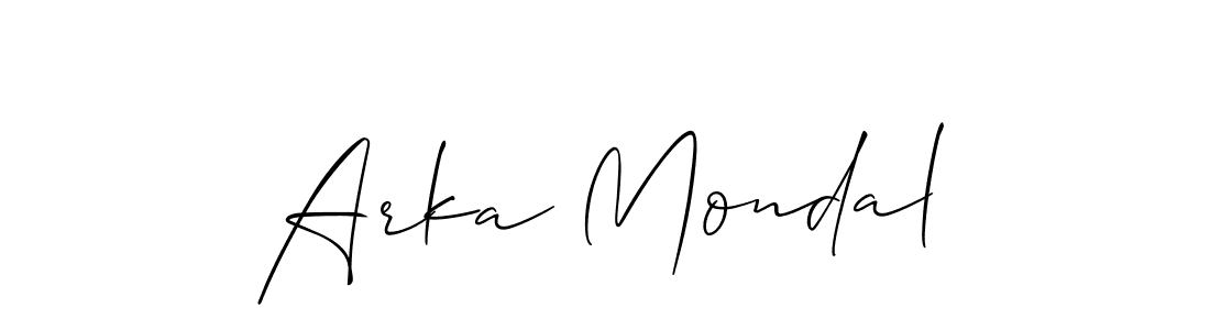 Also You can easily find your signature by using the search form. We will create Arka Mondal name handwritten signature images for you free of cost using Allison_Script sign style. Arka Mondal signature style 2 images and pictures png