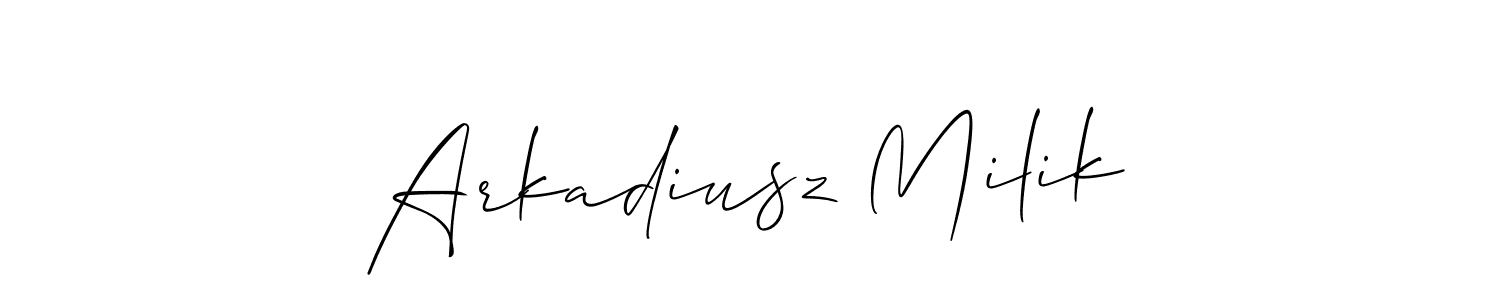 You can use this online signature creator to create a handwritten signature for the name Arkadiusz Milik. This is the best online autograph maker. Arkadiusz Milik signature style 2 images and pictures png