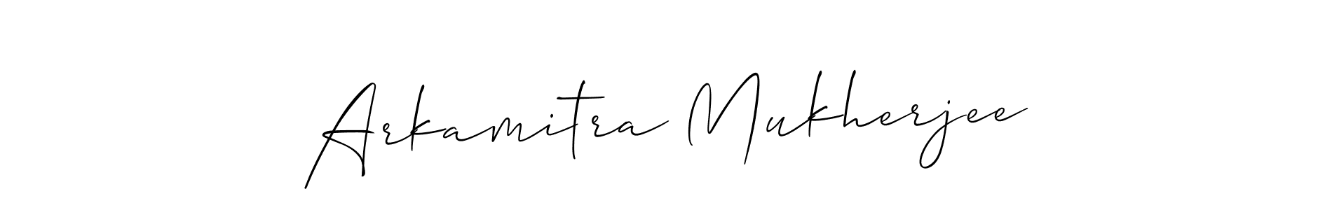 How to Draw Arkamitra Mukherjee signature style? Allison_Script is a latest design signature styles for name Arkamitra Mukherjee. Arkamitra Mukherjee signature style 2 images and pictures png