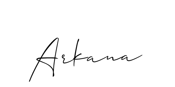 It looks lik you need a new signature style for name Arkana. Design unique handwritten (Allison_Script) signature with our free signature maker in just a few clicks. Arkana signature style 2 images and pictures png