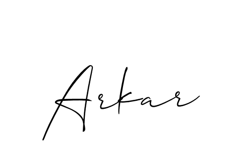 Make a beautiful signature design for name Arkar. Use this online signature maker to create a handwritten signature for free. Arkar signature style 2 images and pictures png