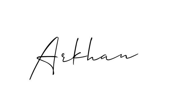 if you are searching for the best signature style for your name Arkhan. so please give up your signature search. here we have designed multiple signature styles  using Allison_Script. Arkhan signature style 2 images and pictures png