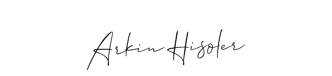 You can use this online signature creator to create a handwritten signature for the name Arkin Hisoler. This is the best online autograph maker. Arkin Hisoler signature style 2 images and pictures png