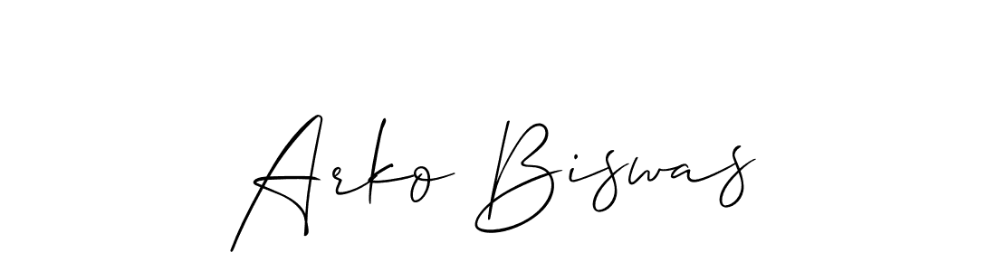 This is the best signature style for the Arko Biswas name. Also you like these signature font (Allison_Script). Mix name signature. Arko Biswas signature style 2 images and pictures png