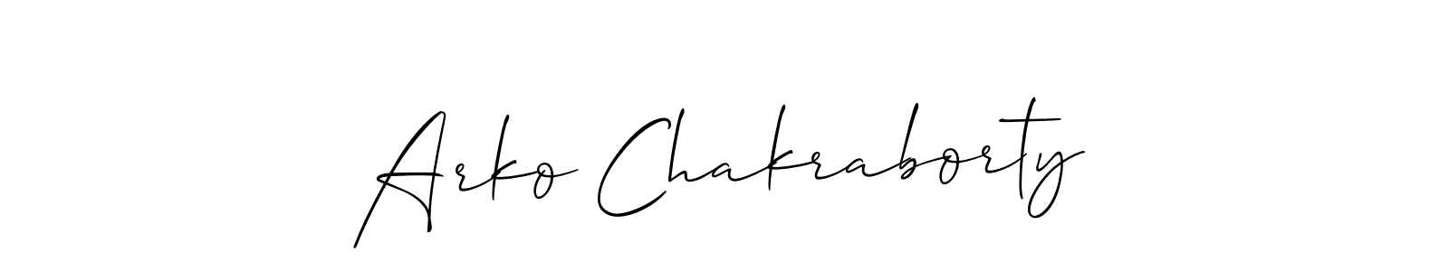 Check out images of Autograph of Arko Chakraborty name. Actor Arko Chakraborty Signature Style. Allison_Script is a professional sign style online. Arko Chakraborty signature style 2 images and pictures png