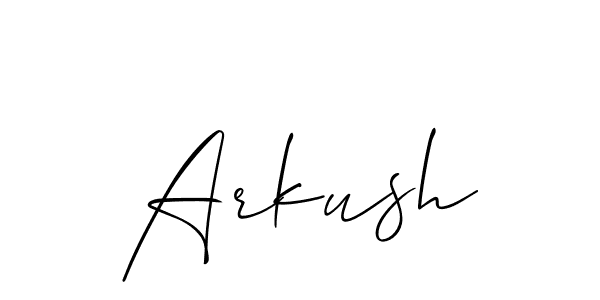 Arkush stylish signature style. Best Handwritten Sign (Allison_Script) for my name. Handwritten Signature Collection Ideas for my name Arkush. Arkush signature style 2 images and pictures png