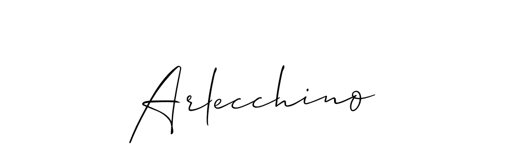 Arlecchino stylish signature style. Best Handwritten Sign (Allison_Script) for my name. Handwritten Signature Collection Ideas for my name Arlecchino. Arlecchino signature style 2 images and pictures png