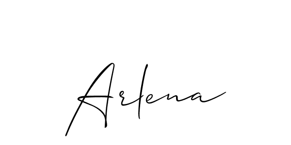 if you are searching for the best signature style for your name Arlena. so please give up your signature search. here we have designed multiple signature styles  using Allison_Script. Arlena signature style 2 images and pictures png