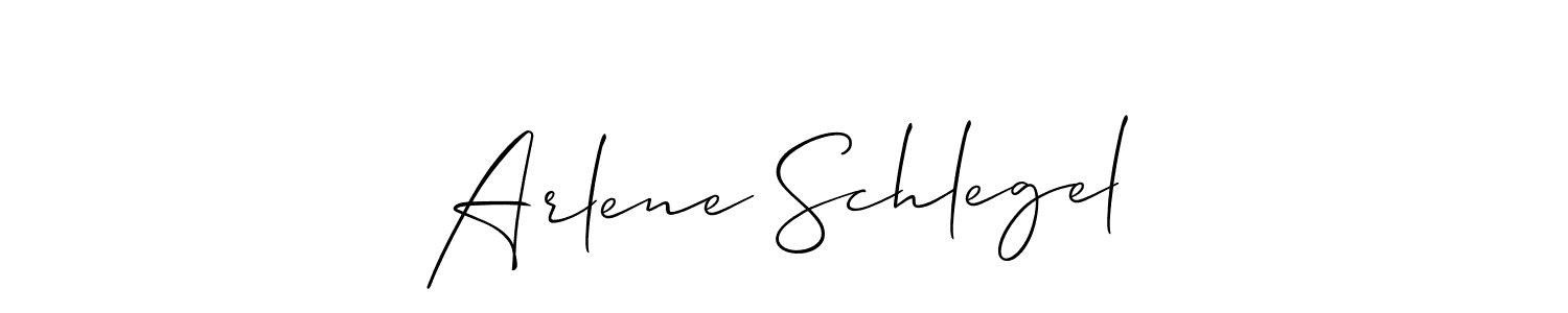 Make a beautiful signature design for name Arlene Schlegel. Use this online signature maker to create a handwritten signature for free. Arlene Schlegel signature style 2 images and pictures png