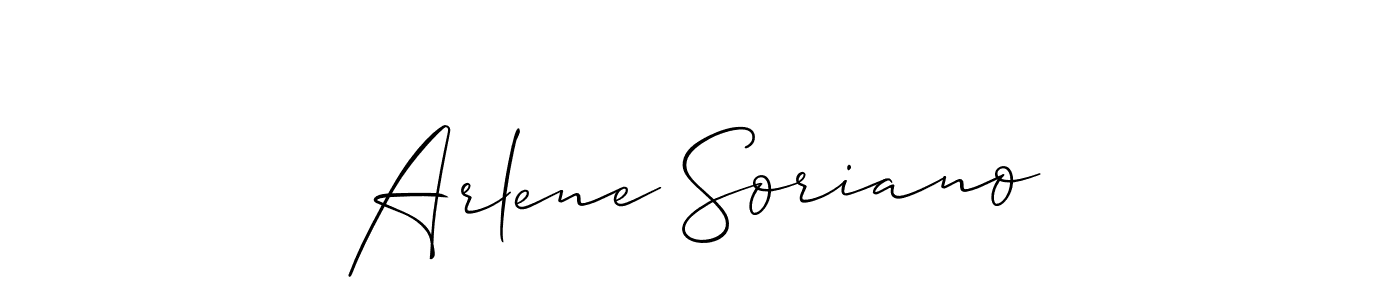 Make a beautiful signature design for name Arlene Soriano. Use this online signature maker to create a handwritten signature for free. Arlene Soriano signature style 2 images and pictures png