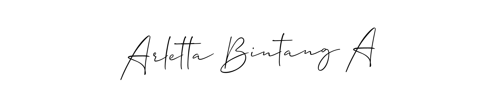 Check out images of Autograph of Arletta Bintang A name. Actor Arletta Bintang A Signature Style. Allison_Script is a professional sign style online. Arletta Bintang A signature style 2 images and pictures png